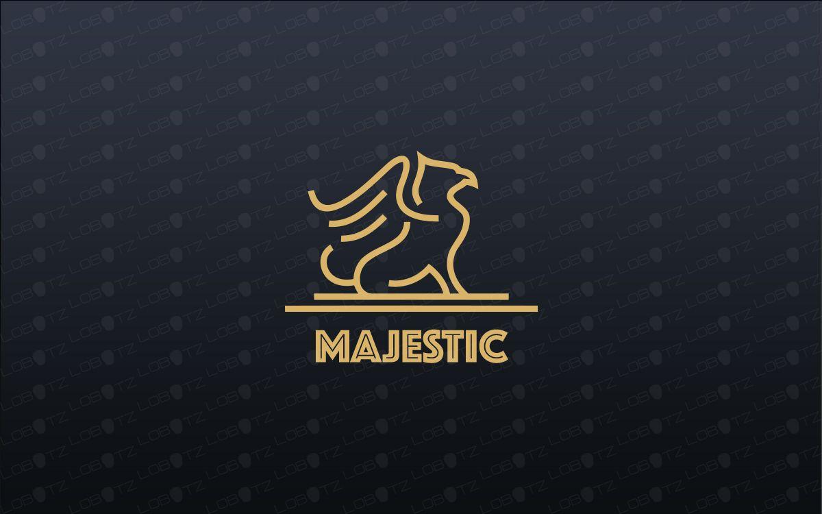 Griffin Logo - Majestic Griffin Logo For Sale - Premade Business Logo - Lobotz
