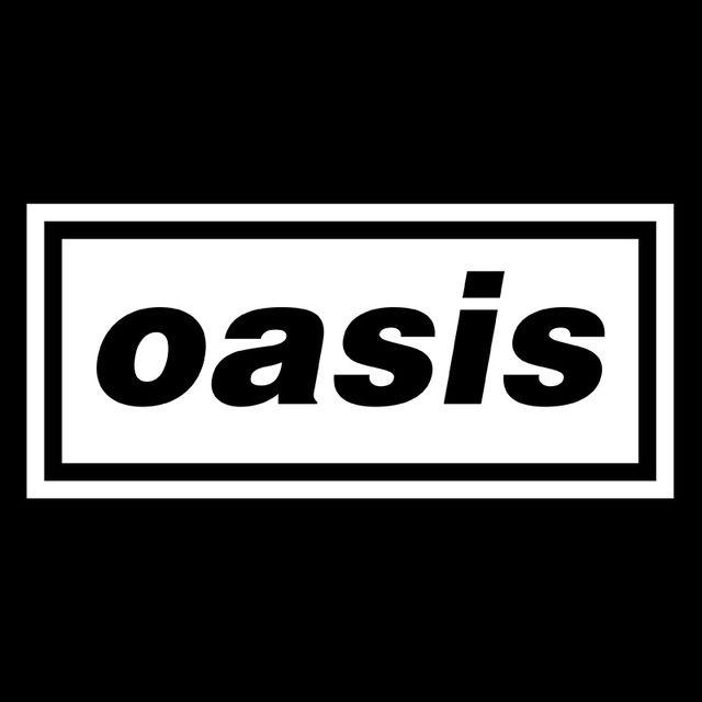 Oais Logo - US $3.0 |New MUSIC BAND LOGO OASIS LIAM BEDROOM GIANT WALL ART STICKER  TRANSFER DECAL DIY WALL ART DECAL Black/white-in Wall Stickers from Home &  ...