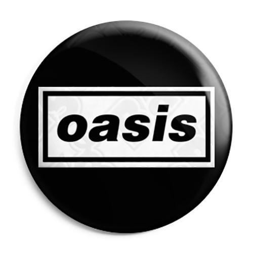 Oasis Logo - Oasis - Britpop Band Bar Logo Button Badge, Magnet, Key Ring ...