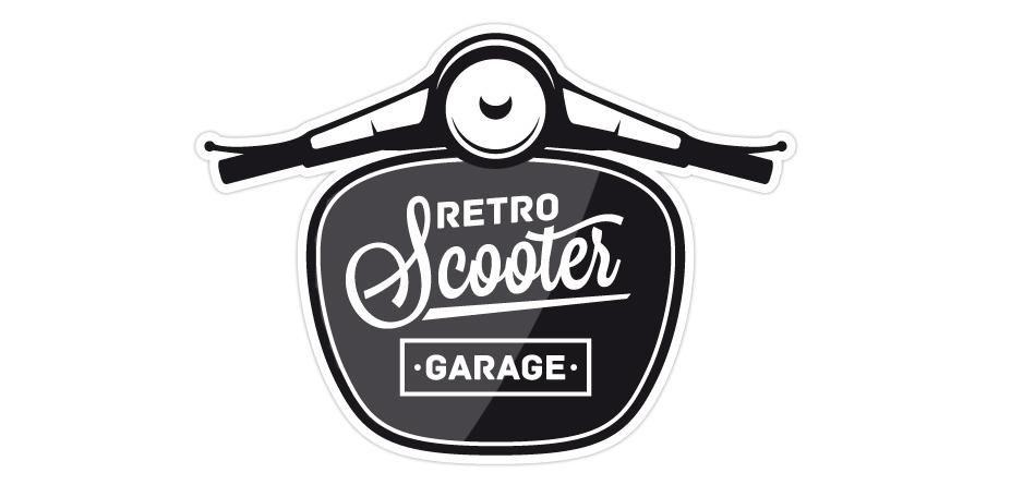 Old Vespa Logo - RETRO SCOOTER GARAGE