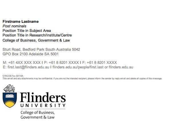 Do Not Print This Email Logo - Guidelines - Flinders University