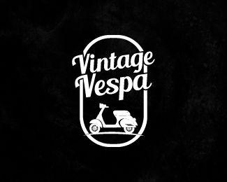 Old Vespa Logo - Vintage Vespa Designed by Kr100 | BrandCrowd