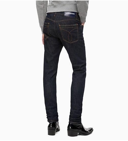 Leg Piece Black and White Logo - Men's Jeans | Skinny & Slim Jeans | CALVIN KLEIN® - Official Site