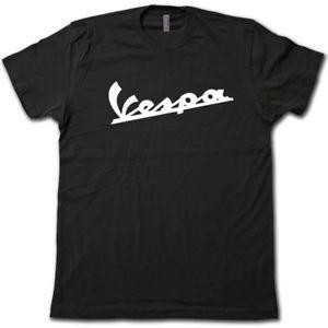 Old Vespa Logo - VINTAGE Old School “VESPA” logo t-shirt ALL COLORS Super-Soft Cotton ...