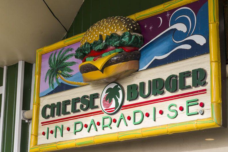 Cheeseburger in Paradise Logo - Cheeseburger In Paradise, Waikiki