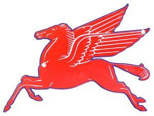 Winged Horse Logo - Mobil Gas Pegasus: History & Collectibles
