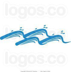 Blue and White Wave Logo - Best Business Logo image. Business logo, Waves logo, Vectors