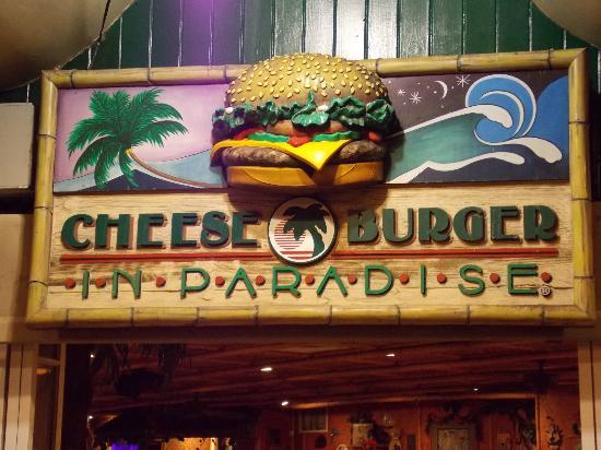 Cheeseburger in Paradise Logo - Great burgers ! - Picture of Cheeseburger In Paradise, Honolulu ...