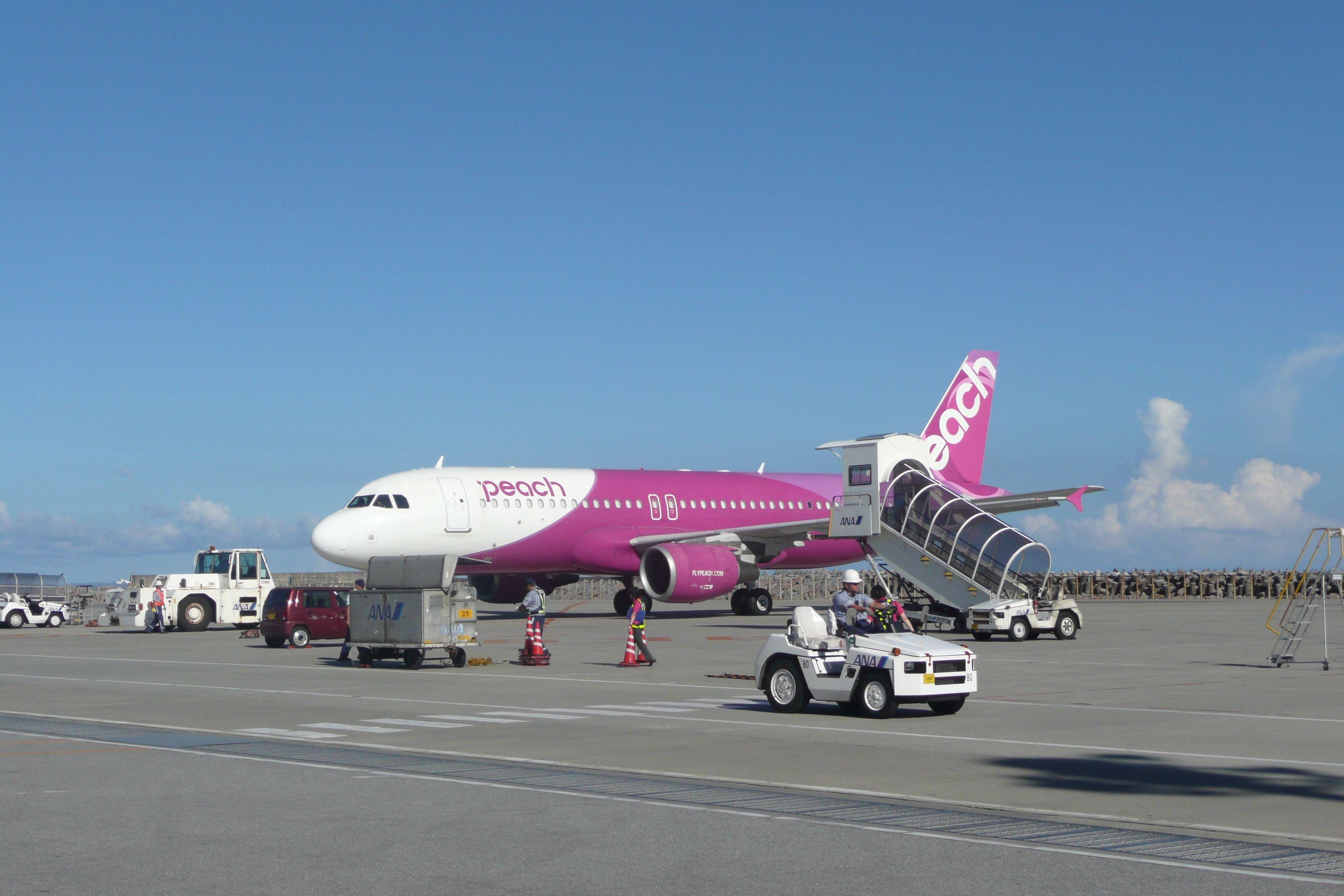 Peach Aviation Logo - Flight Review: Peach (A320) Economy From Bangkok to Okinawa