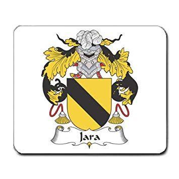 Yellow Square with Jara Logo - Amazon.com : Jara Family Crest Coat of Arms Mouse Pad : Office Products