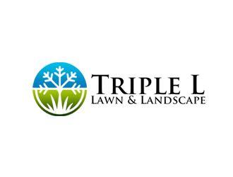 Triple L Logo - Triple L Lawn & Landscape logo design - 48HoursLogo.com