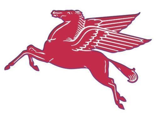 Flying Horse Gasoline Logo - Pegasus Sign | eBay