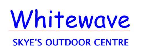 Blue and White Wave Logo - Whitewave - Skye's Outdoor Activity Centre