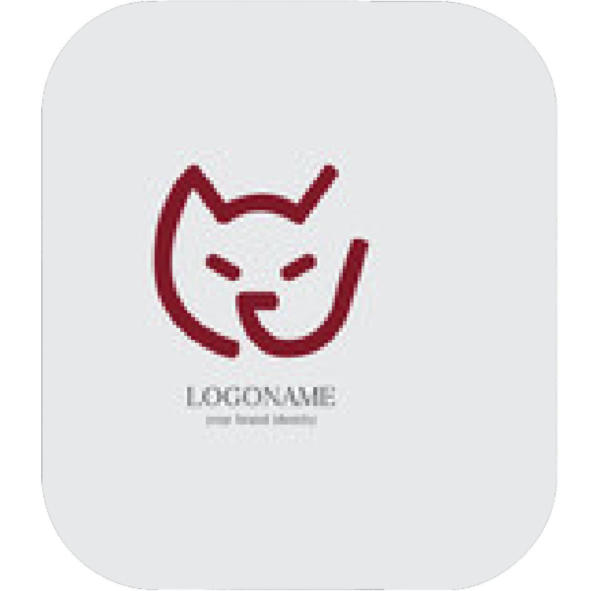 Abstract Cat Logo - Designs – Mein Mousepad Design – Mousepad selbst designen