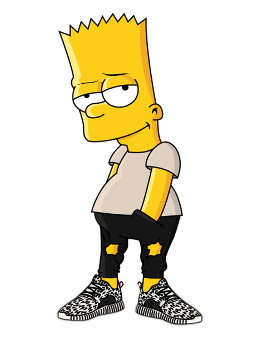 Bart BAPE Supreme Logo - Bart simpson Supreme bape Money Trap Rich Lifestyle yee...
