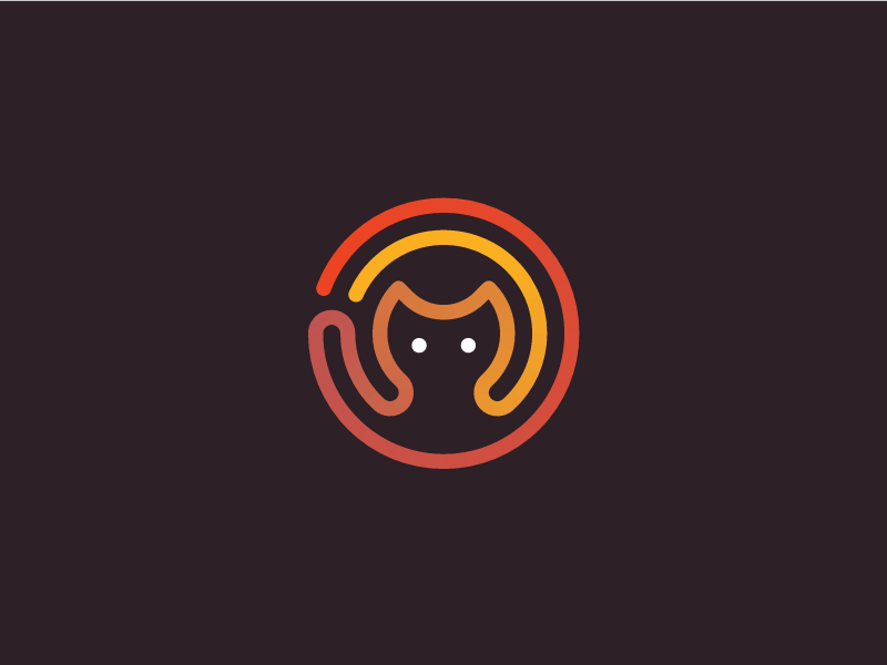 Abstract Cat Logo - Cat Logo