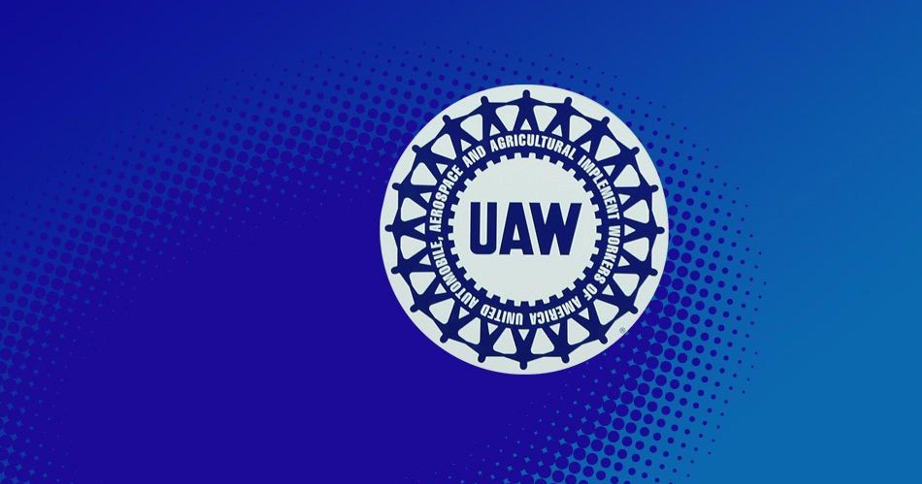 GM- UAW Logo - UAW deals with Ford, GM enter critical week