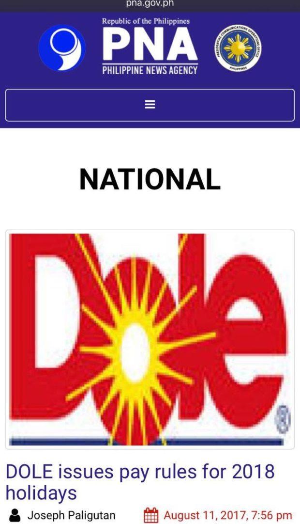 Orange News Agency Logo - PNA apologizes for attaching wrong photo in DOLE story | Inquirer News