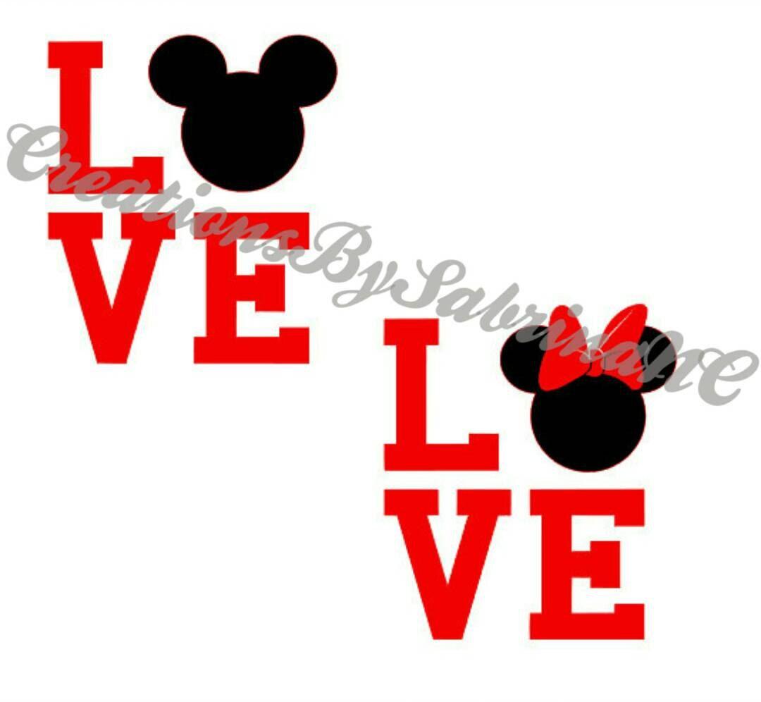 Mickey Mouse Love Logo - Mickey Mouse And Minnie Mouse Love Image Group (87+)