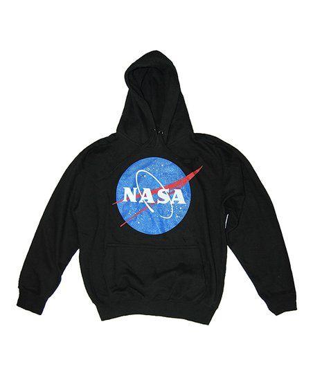 Black NASA Logo - City Merchandise Black NASA Logo Hoodie - Men | zulily