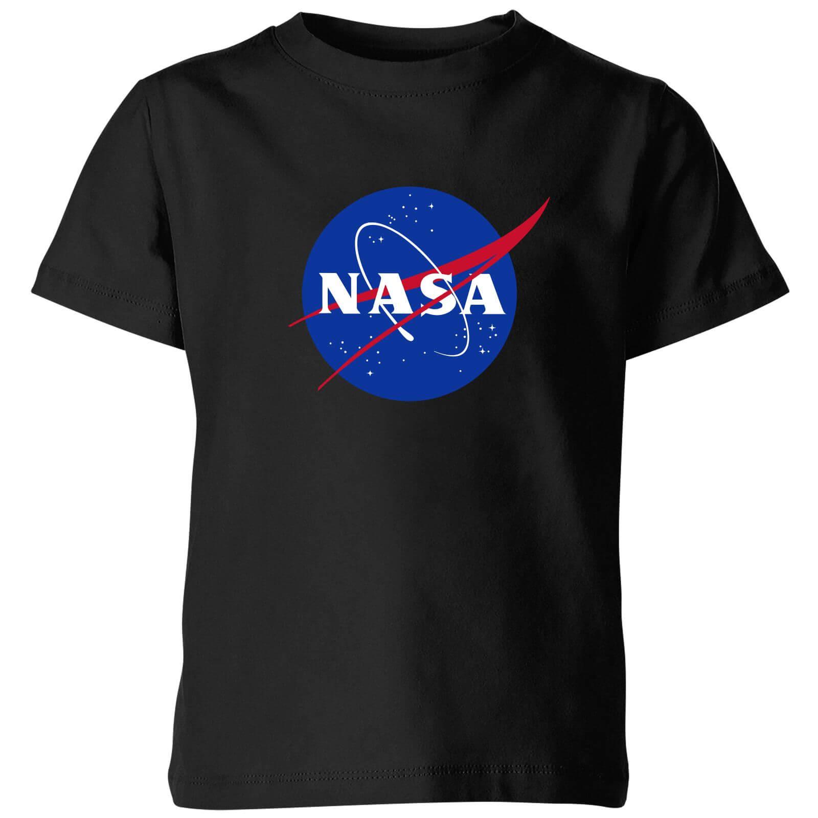 Black NASA Logo - NASA Logo Insignia Kids' T Shirt