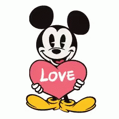 Mickey Mouse Love Logo - Mickey Mouse Love GIF - MickeyMouse Love - Discover & Share GIFs