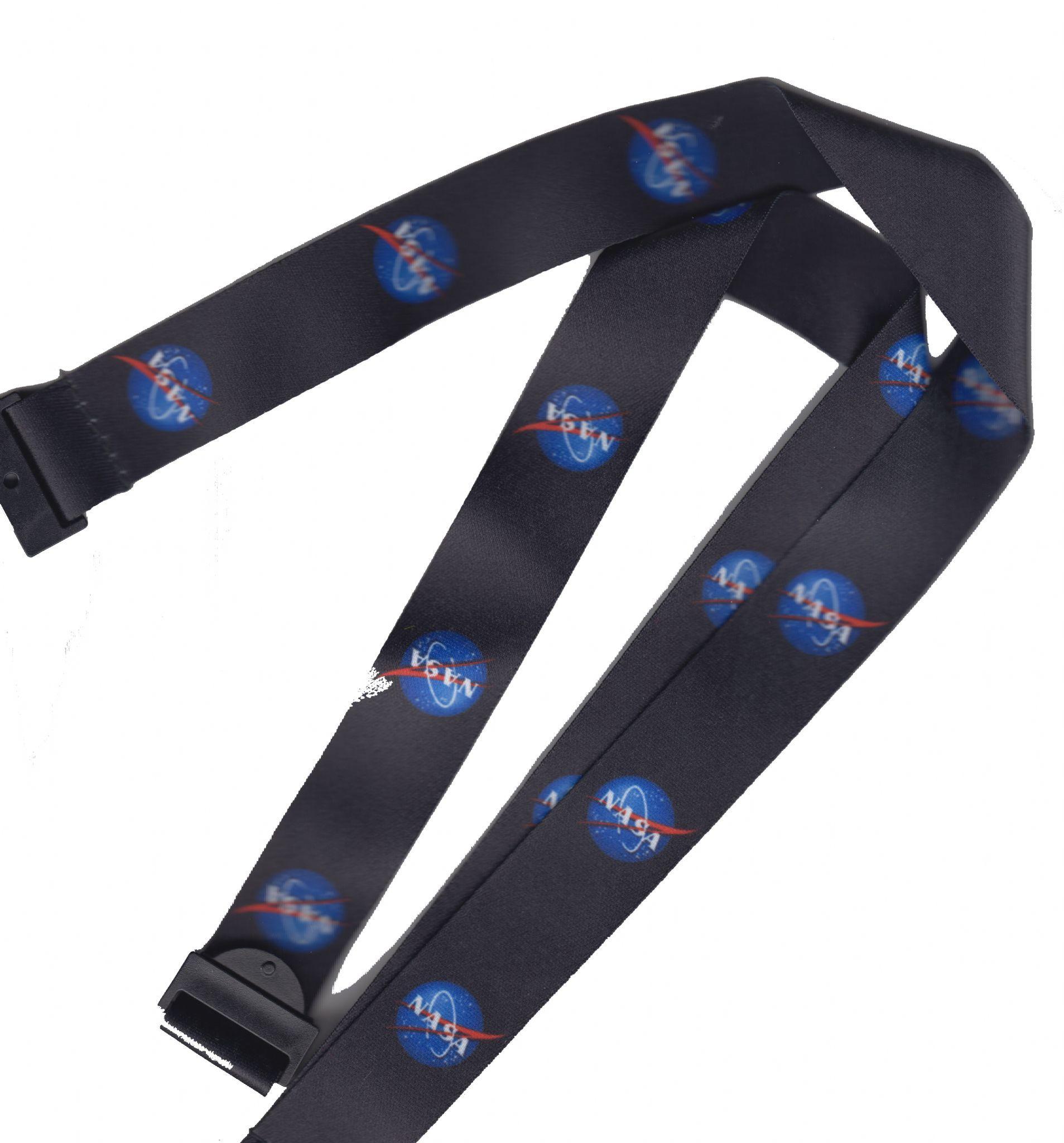Black NASA Logo - NASA Logo Lanyard - Black