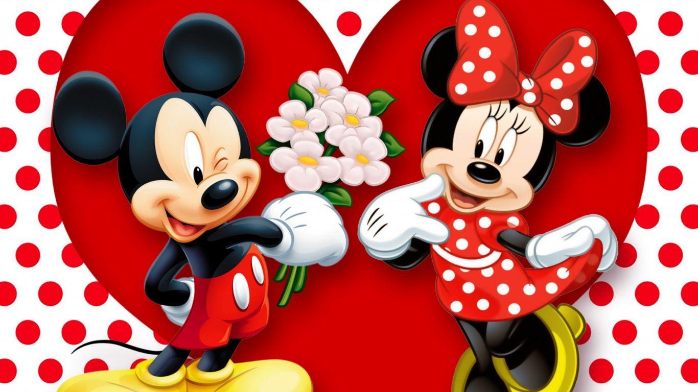 Mickey Mouse Love Logo - Mitomania dc: Background Mickey Mouse And Minnie Mouse Love Couple ...