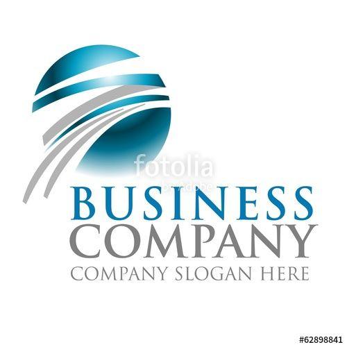 Swirl Business Logo - logo, global, swirl, business, vector, symbol Stock image