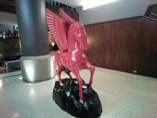 Red Pegasus Logo - Red Pegasus - Symbol of the Hotel - Picture of Magnolia Hotel Dallas ...