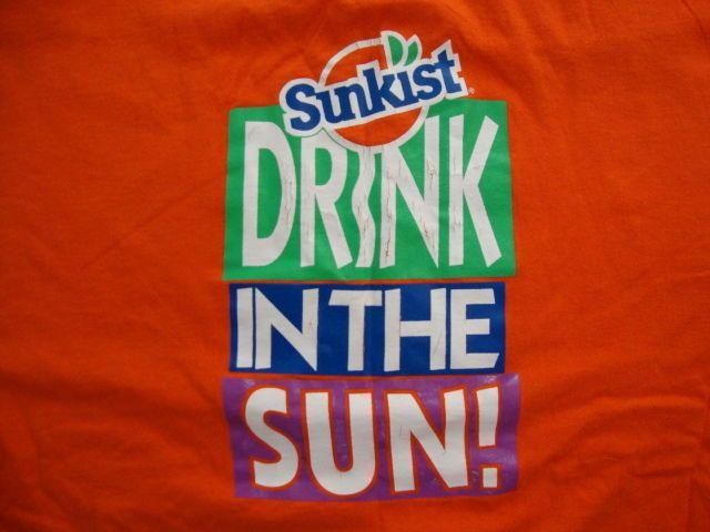 Sunkist Orange Soda Logo - Sunkist Orange Soda Logo Drink In The Sun Soft Drink Orange T Shirt ...