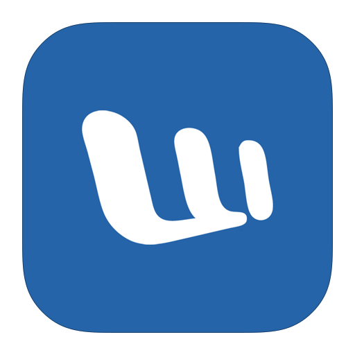 Word App Logo - Mobile apps word Flat Icon