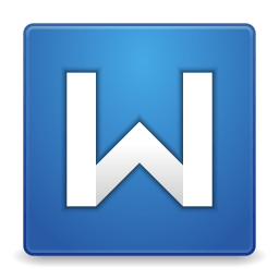 Word App Logo - Apps Wps Word Icon | Flatwoken Iconset | alecive