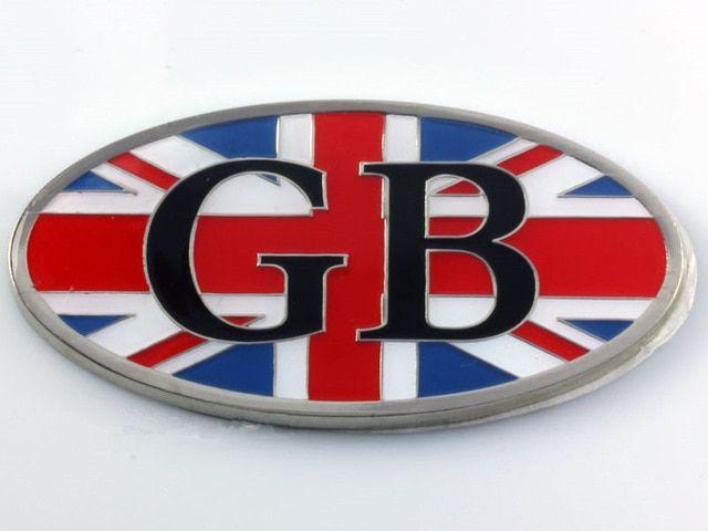 Oval Car Logo - GB Union Jack Badge Enamel Oval GB Union Jack Badge Car emblem Car ...