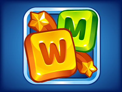 Word App Logo - Word Morph App Icon. word game. App icon, App and Game app