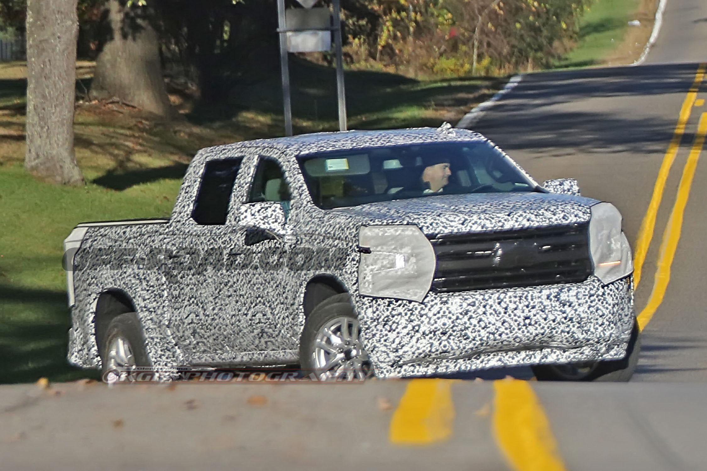 Camo Chevrolet Truck Logo - Chevrolet Silverado Spied Wearing Little Camo. Off Road.com