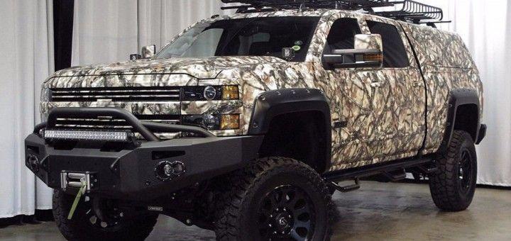 Camo Chevrolet Truck Logo - Chevy Silverado 2500 Camo Wrap