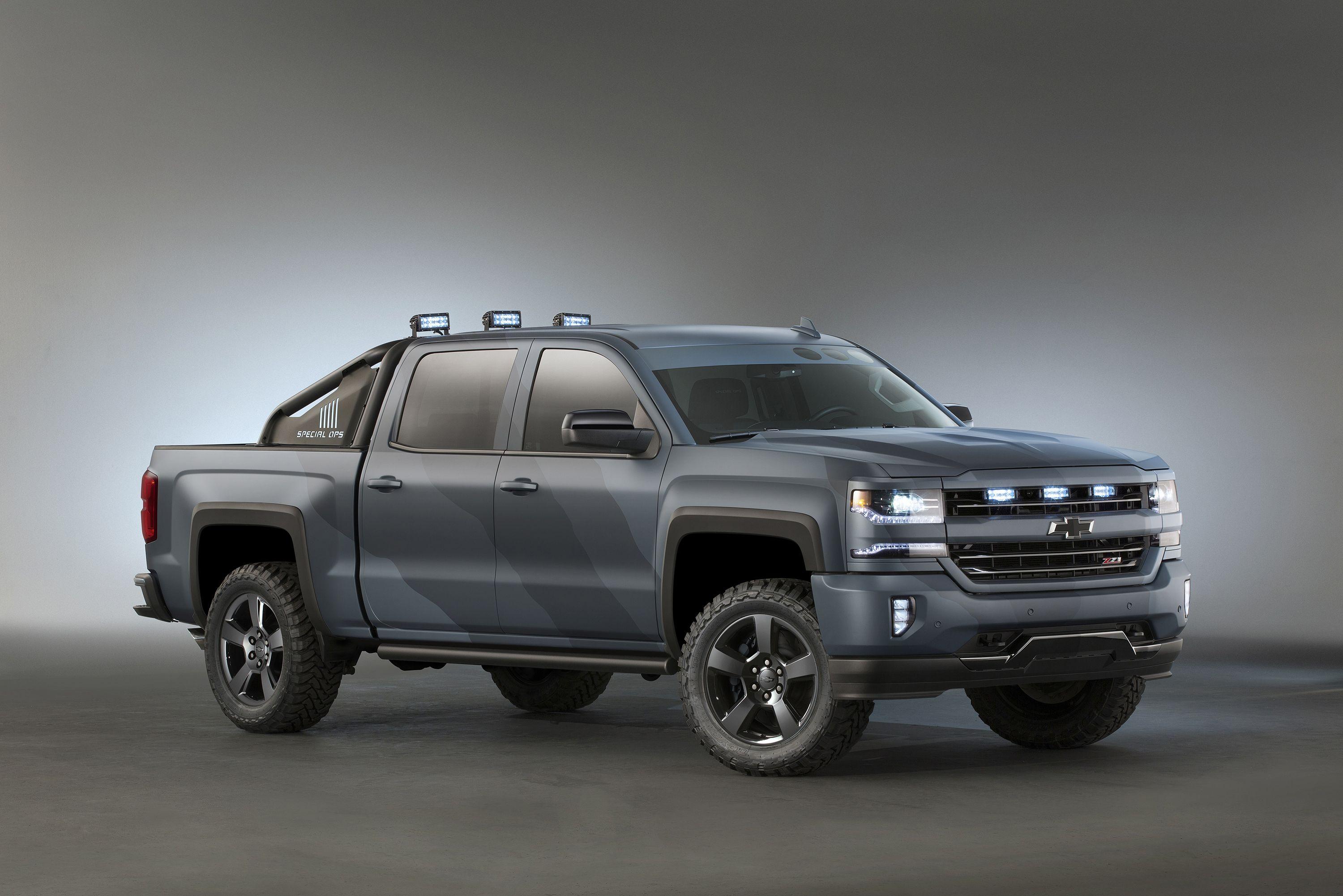 Camo Chevrolet Truck Logo - Chevrolet Introduces Silverado Special Ops Concept