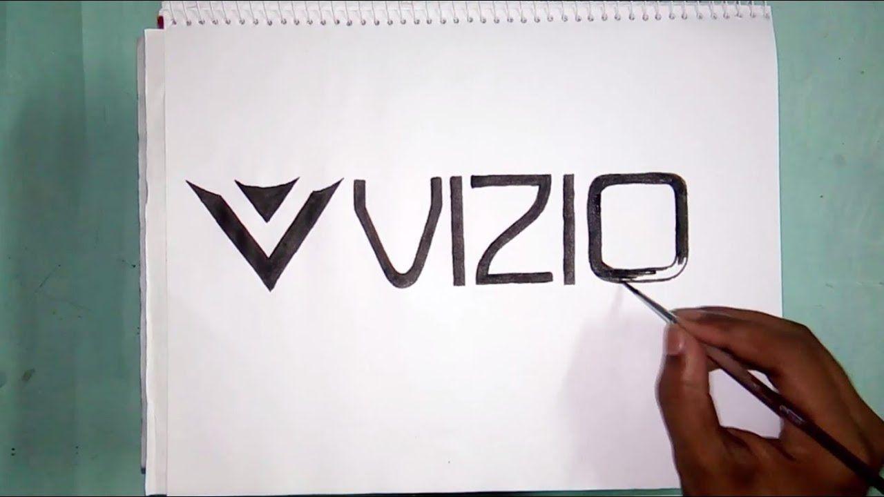 Vizio Logo - How to draw the VIZIO logo - YouTube