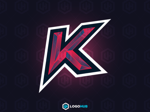 Maroon K Logo - Esports K Logo – LogoHive