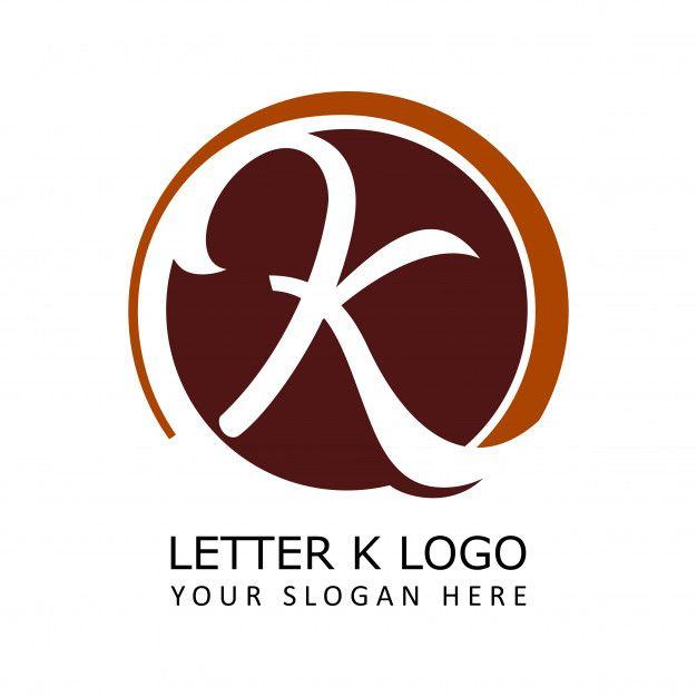 Maroon K Logo - Letter k logo Vector