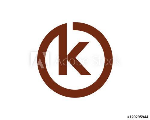 Maroon K Logo - k logo - Buy this stock vector and explore similar vectors at Adobe ...
