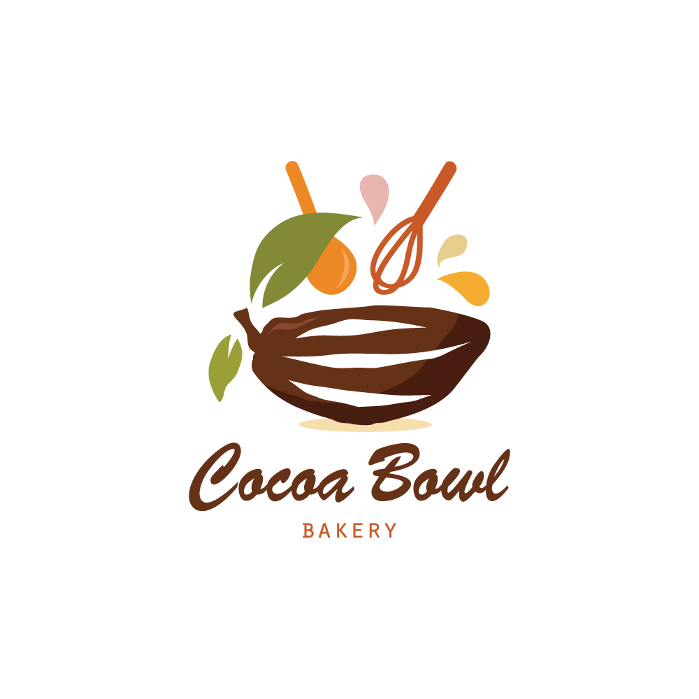 Cocoa Logo - Cocoa Bowl Bakery Logo Design