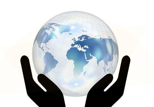 World Globe Logo - A Unique Hand Protected World Globe Logo by Logochefs . Visit ...