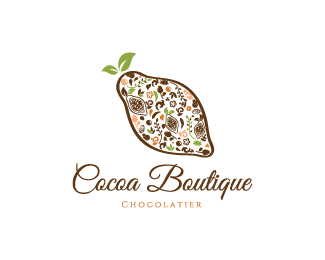 Cocoa Logo - Cocoa boutique chocolatier Designed