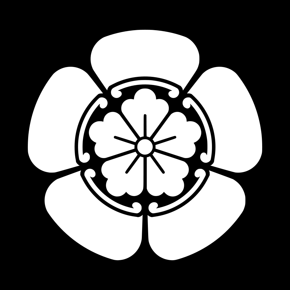 Japan Flower Logo - Japanese flower symbol | Katana Japanese | Japanese, Japanese family ...