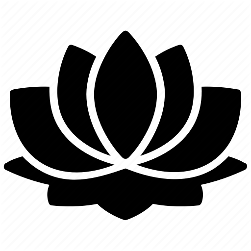 Japanese Flower Logo - Aromatherapy, buddhism symbol, flower, japanese flower, lotus icon