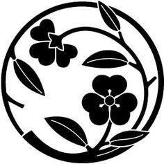 Japanese Flower Logo - Best Mau theu image. Embroidery patterns, Embroidery, Cross