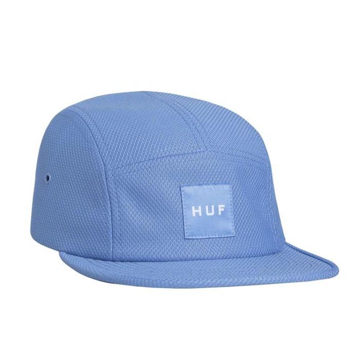 Light Blue Box Logo - HUF Box Logo Volley 5 Panel Cap light blue