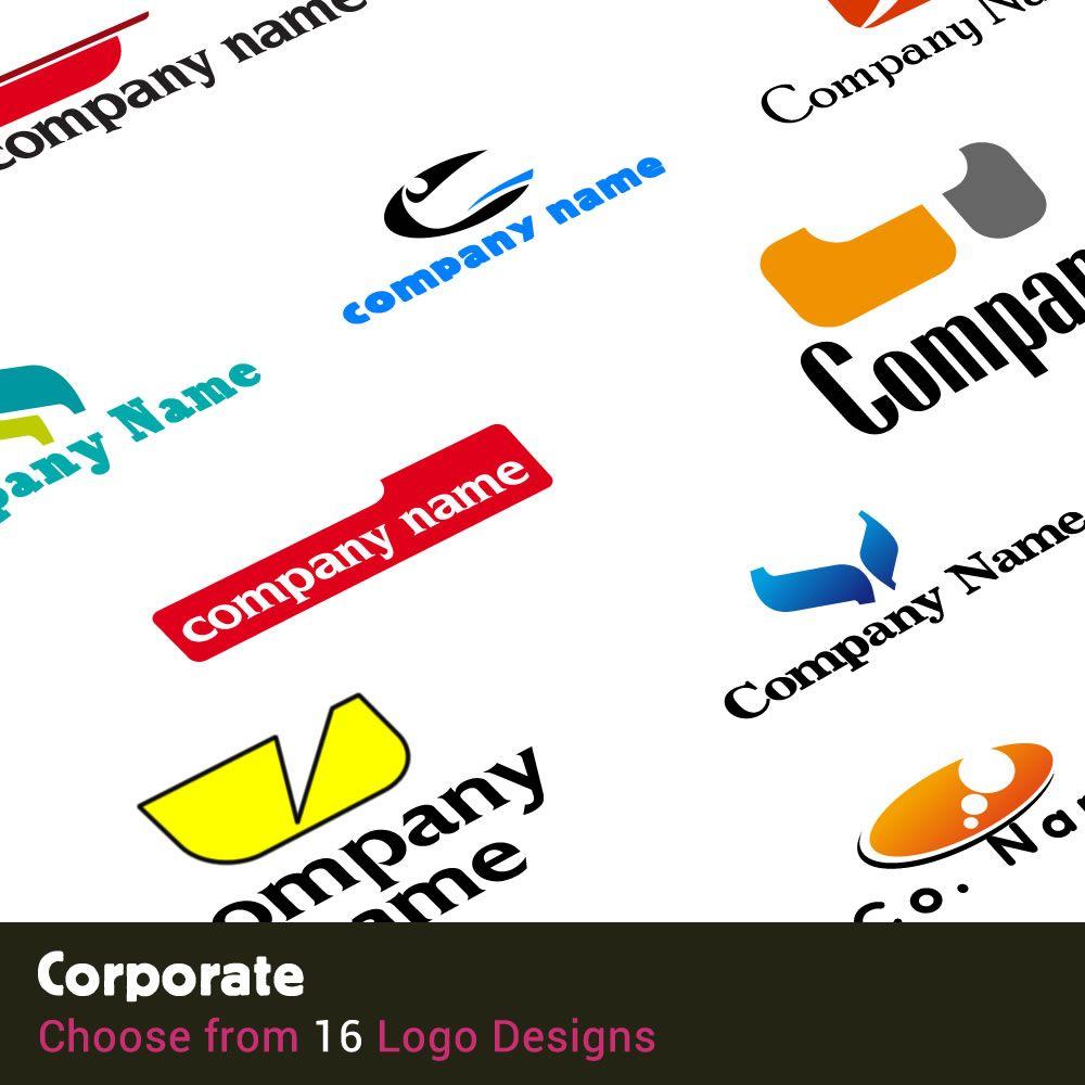Orange Corporate Logo - Corporate Logos – 9 Digital | Affordable WordPress Websites